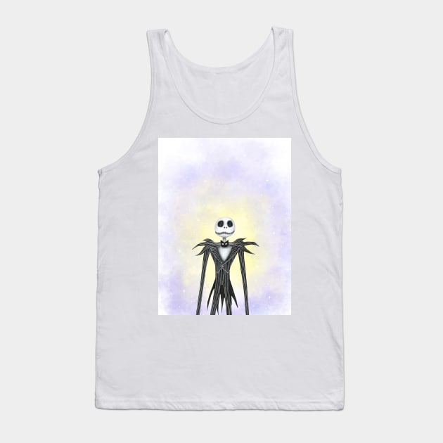 Jack Skellington Tank Top by hxrtsy